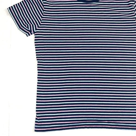 Vintage CAC Action Sportswear Stripped Women Shirt Size S - Picture 2 of 9